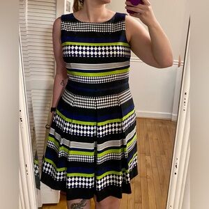 ASL Striped Diamond Dress
